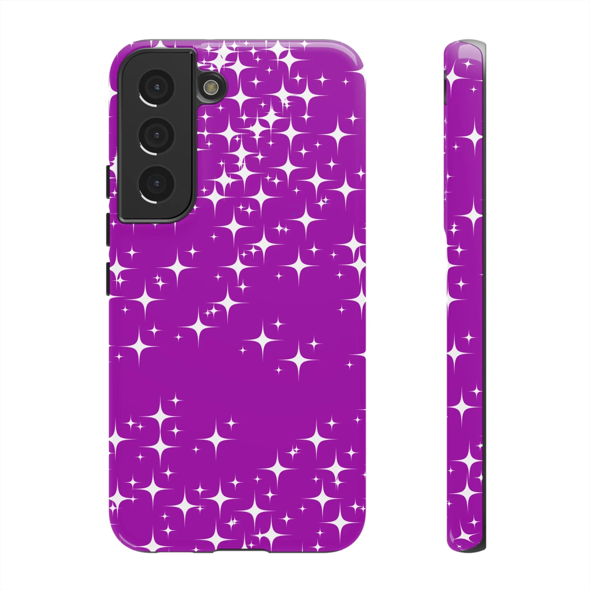Purple Sparkling Samsung Galaxy Phone Case - Stylish Protection for All Occasions, Gifts for friends, Gifts for love ones, Gifts for colleagues