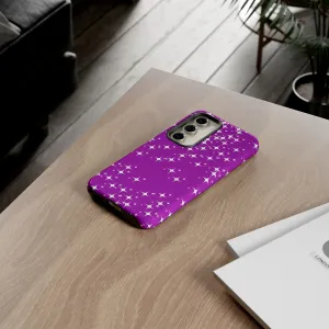 Purple Sparkling Samsung Galaxy Phone Case - Stylish Protection for All Occasions, Gifts for friends, Gifts for love ones, Gifts for colleagues