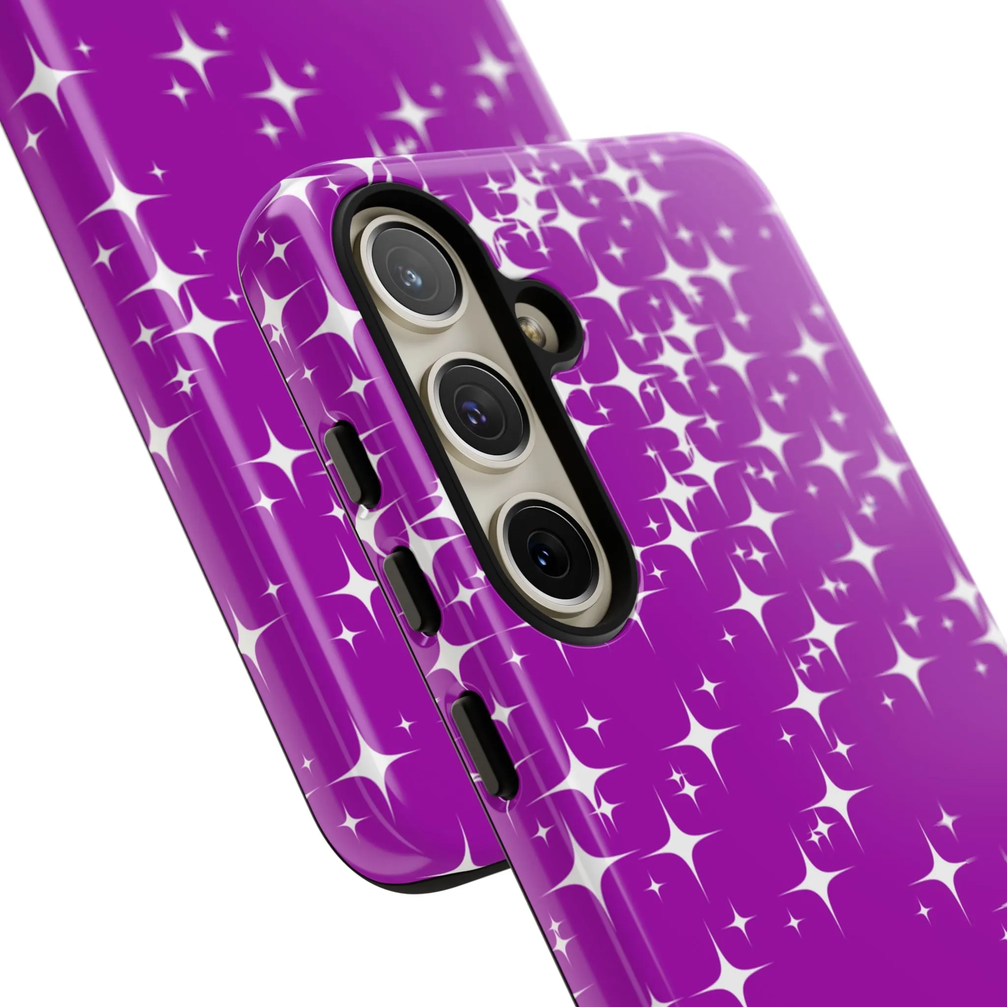 Purple Sparkling Samsung Galaxy Phone Case - Stylish Protection for All Occasions, Gifts for friends, Gifts for love ones, Gifts for colleagues