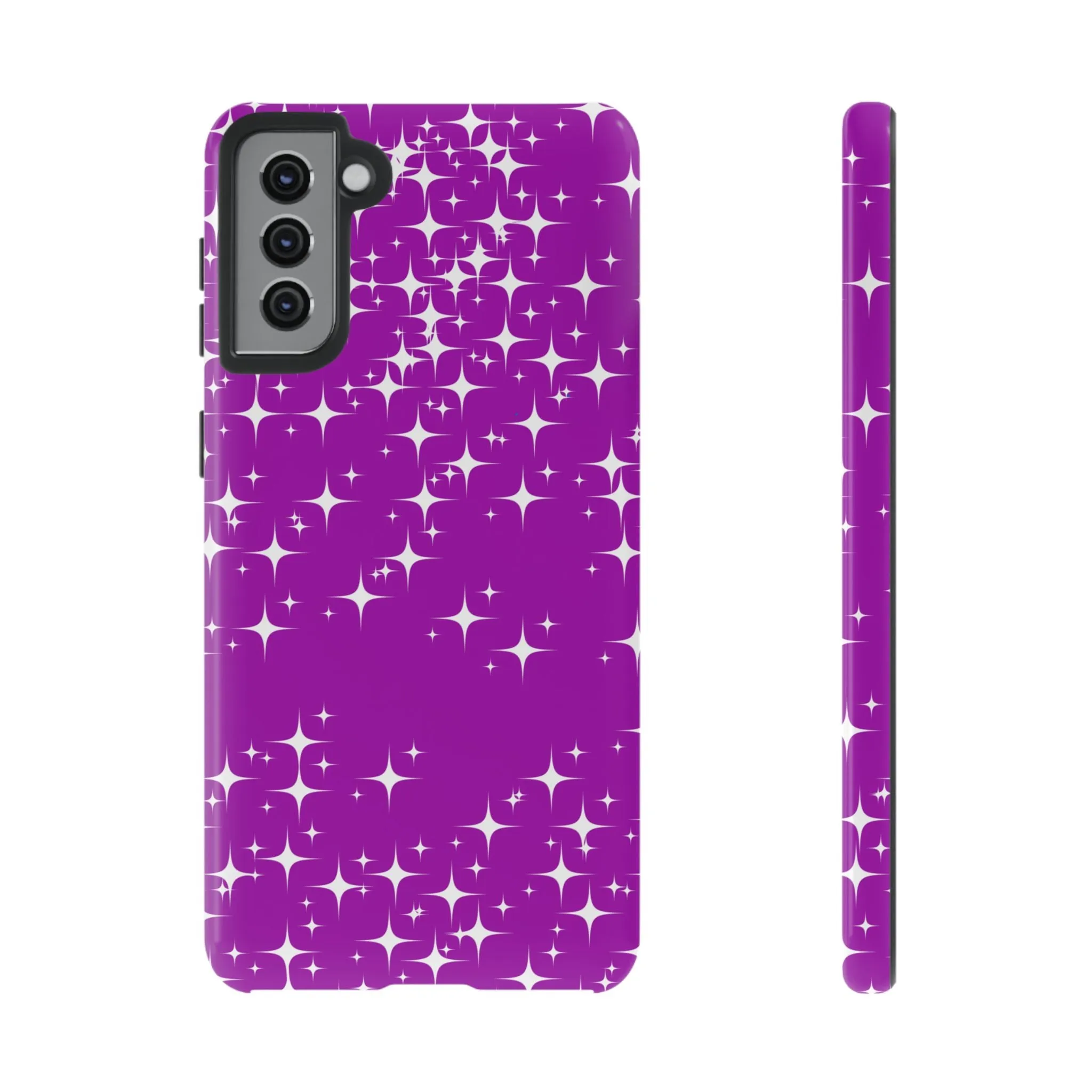 Purple Sparkling Samsung Galaxy Phone Case - Stylish Protection for All Occasions, Gifts for friends, Gifts for love ones, Gifts for colleagues