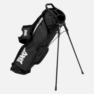 PXG Minimalist Carry Stand Bag, Lightweight Golf Bag with 4-Way Top, Dual Backpack Straps, Magnetic Feet, Multiple Pockets and Insulated Beverage Pocket, Sleek Design, 4.5 lbs