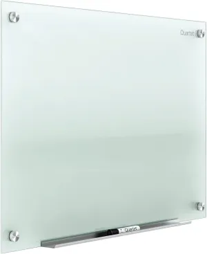 Quartet Glass Whiteboard, Non-Magnetic Dry Erase White Board, 4' x 3', Frosted Surface, Infinity (G4836F)