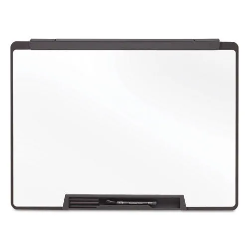 Quartet® Motion Portable Dry Erase Marker Board, 36" x 24", White Surface, Black Plastic Frame