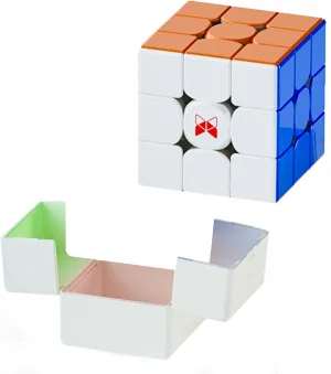 QY X Man Tornado V4M Pioneer UV Version 3x3 Magnetic Speed ​​Cube Tornado Magic Speed ​​Cube No Sticker 3x3 Cube Puzzle (X-Man Tornado V4M, Pioneer UV)