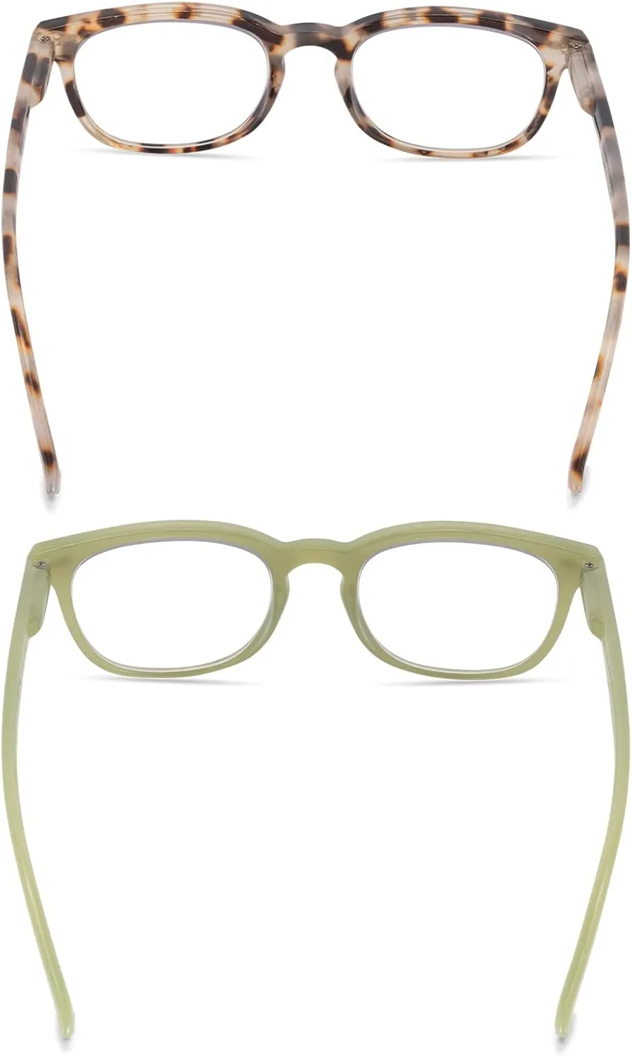 Rae Dunn "JUDY Blue Light Blocking Reading Glasses - 2 Pack w/READ MORE Signature Font Hard Case