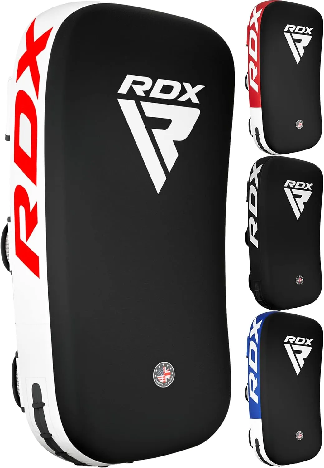 RDX Muay Thai Pad for Training, Curved Kickboxing Kicking Strike Shield, Coaching Kick Boxing, MMA, Martial Arts, Karate, Taekwondo, Punching, Foot, Knee and Elbow Target (One Pad Only)