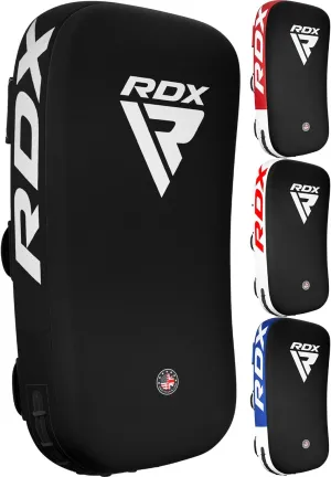 RDX Muay Thai Pad for Training, Curved Kickboxing Kicking Strike Shield, Coaching Kick Boxing, MMA, Martial Arts, Karate, Taekwondo, Punching, Foot, Knee and Elbow Target (One Pad Only)