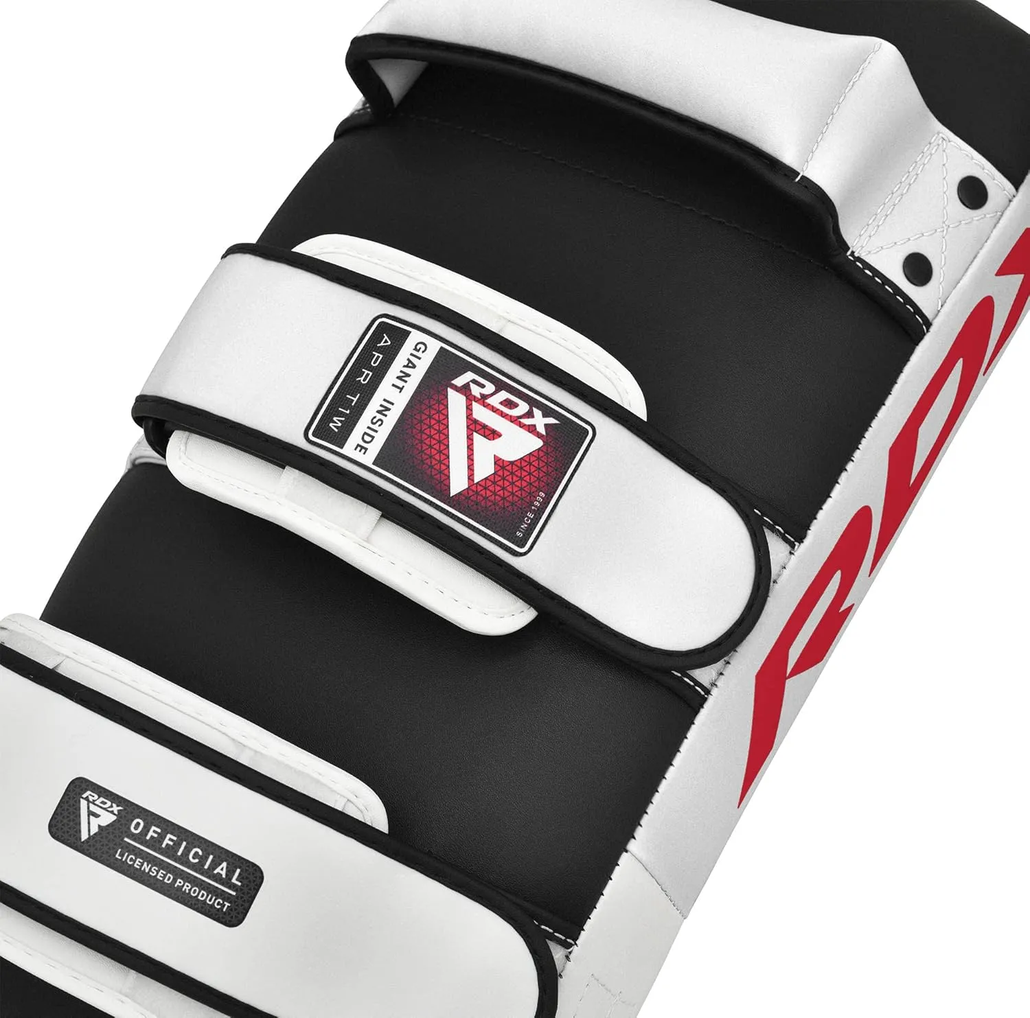 RDX Muay Thai Pad for Training, Curved Kickboxing Kicking Strike Shield, Coaching Kick Boxing, MMA, Martial Arts, Karate, Taekwondo, Punching, Foot, Knee and Elbow Target (One Pad Only)