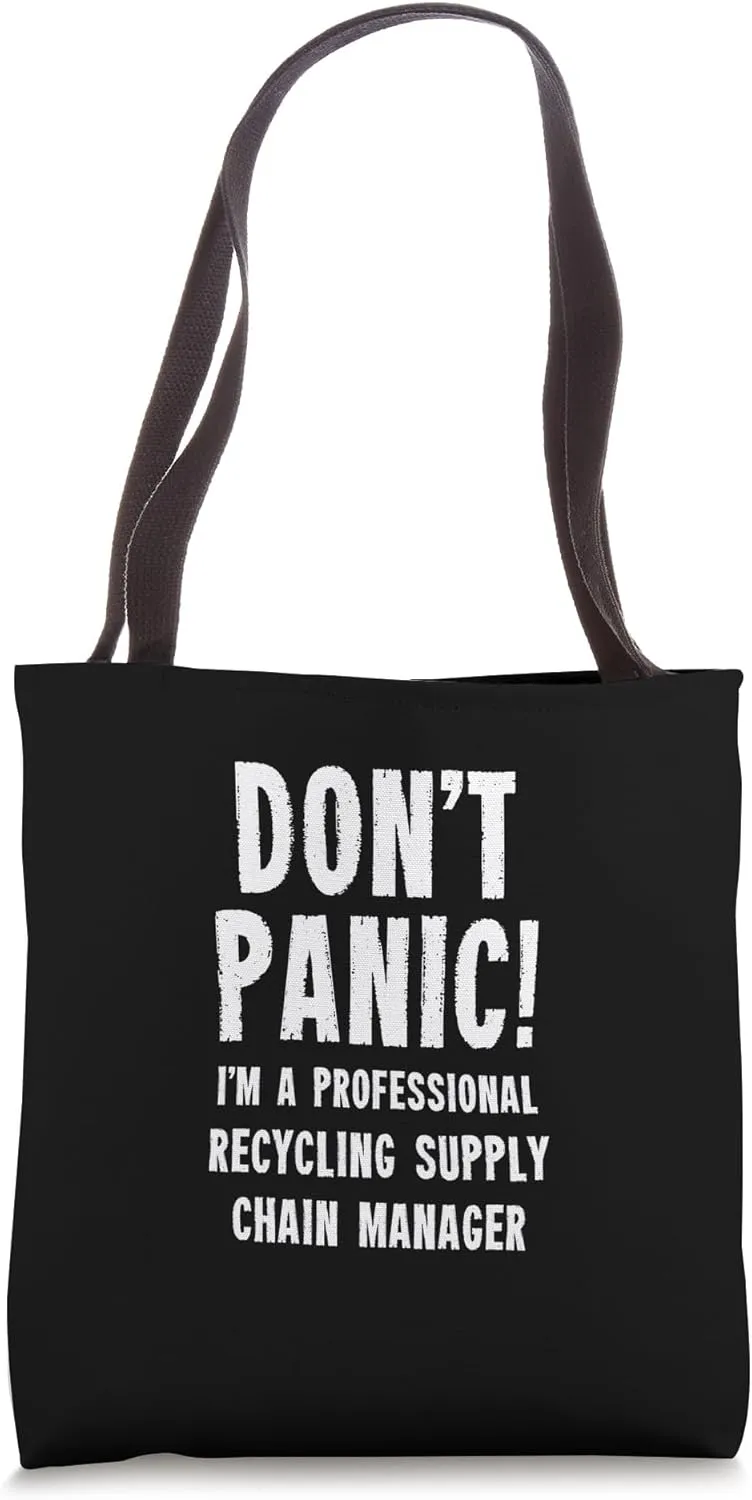 Recycling Supply Chain Manager Tote Bag