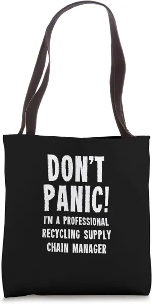Recycling Supply Chain Manager Tote Bag