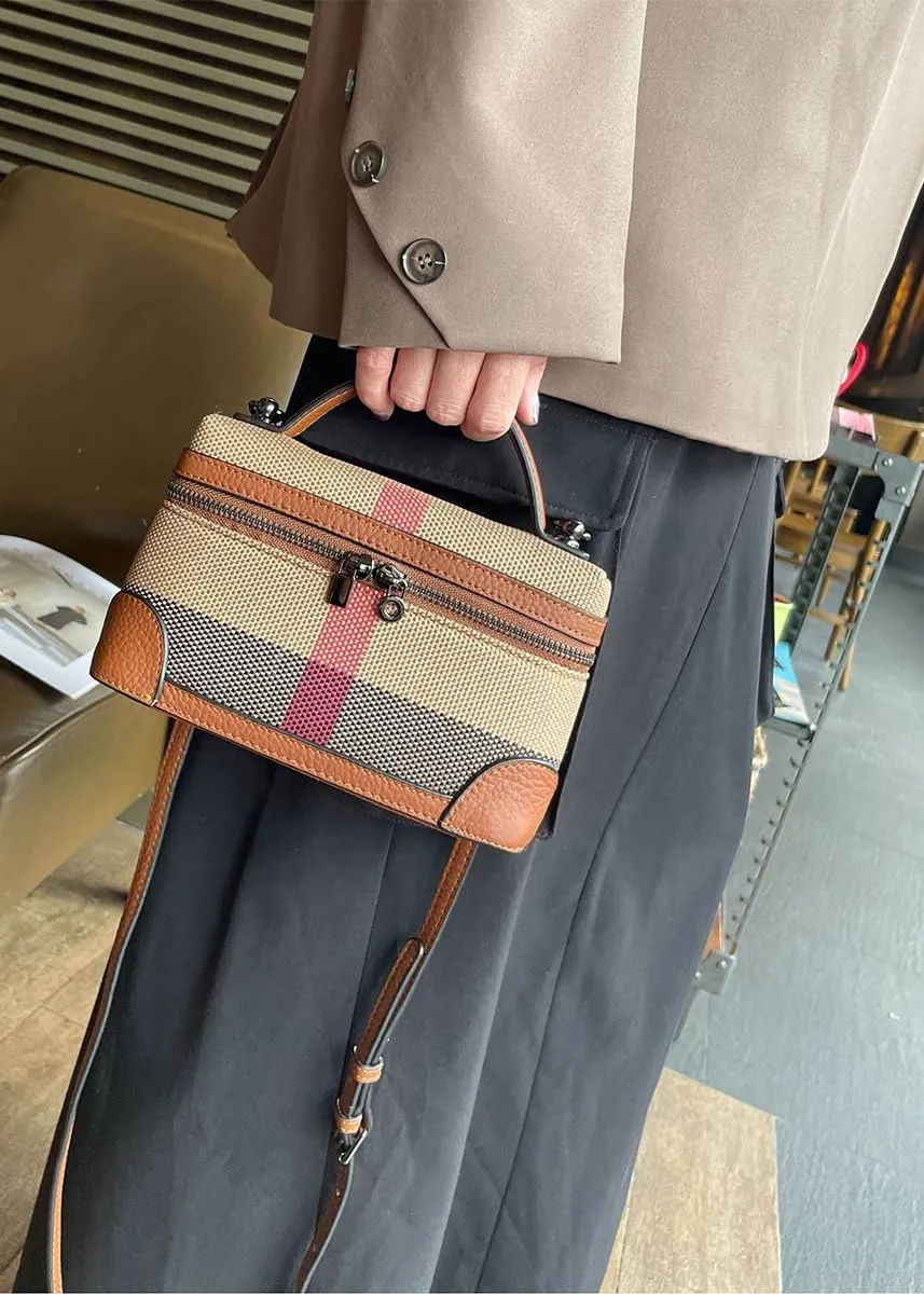 Rejolly Crossbody Bag for Women Small Top-Handle Pouch Purse Designer Shoulder Handbag Quiet Luxury Leather Trendy Purse