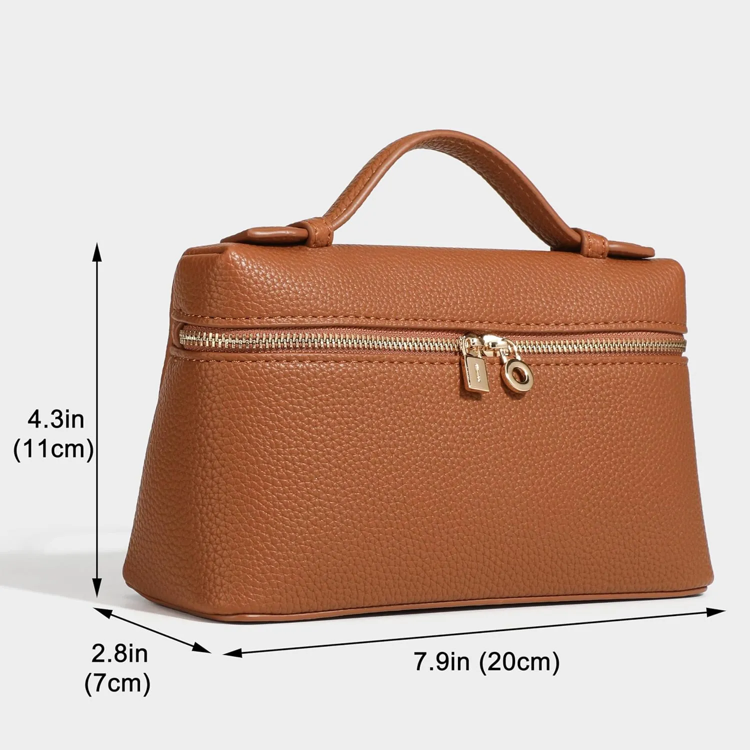 Rejolly Crossbody Bag for Women Small Top-Handle Pouch Purse Designer Shoulder Handbag Quiet Luxury Leather Trendy Purse