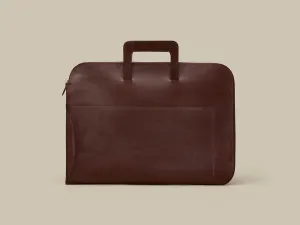 Retractable Handle Portfolio - Havana
