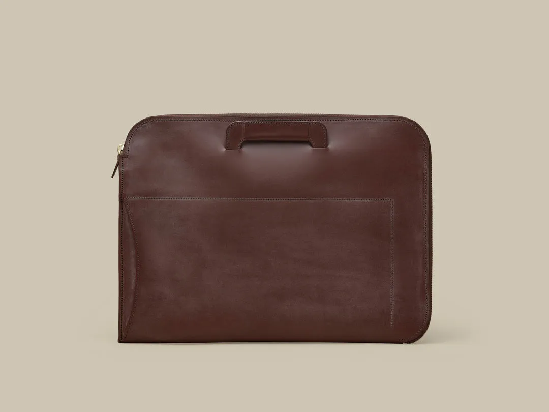 Retractable Handle Portfolio - Havana