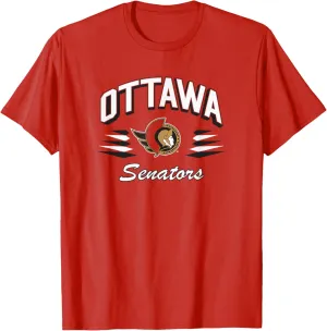 Retro Diamond Red NHL Officially Licensed T-Shirt