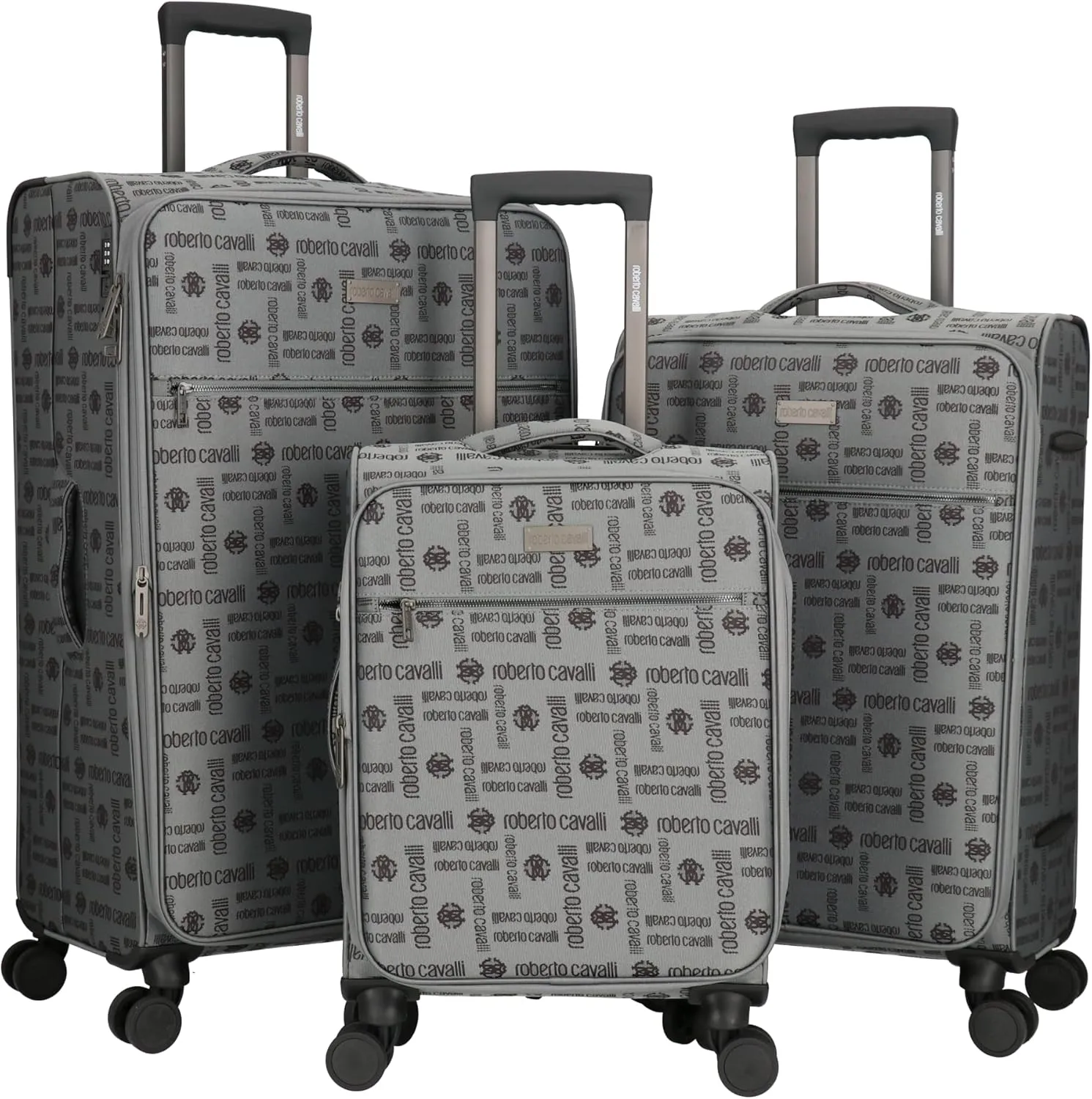 ROBERTO CAVALLI JAQUARD 3 PCS SET (20 24 28) (Brown)