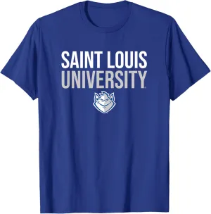 Saint Louis University SLU Billikens Stacked T-Shirt