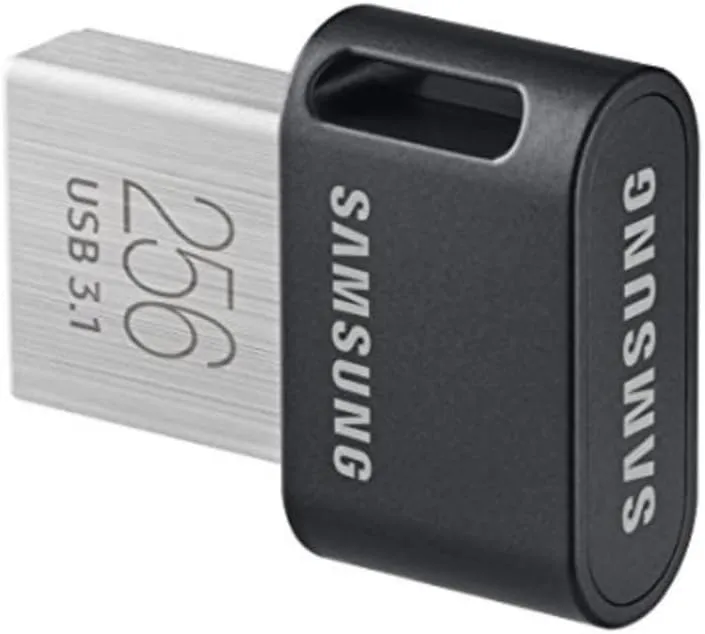 SAMSUNG MUF-256AB/AM FIT Plus 256GB - 300MB/s USB 3.1 Flash Drive, Gunmetal Gray