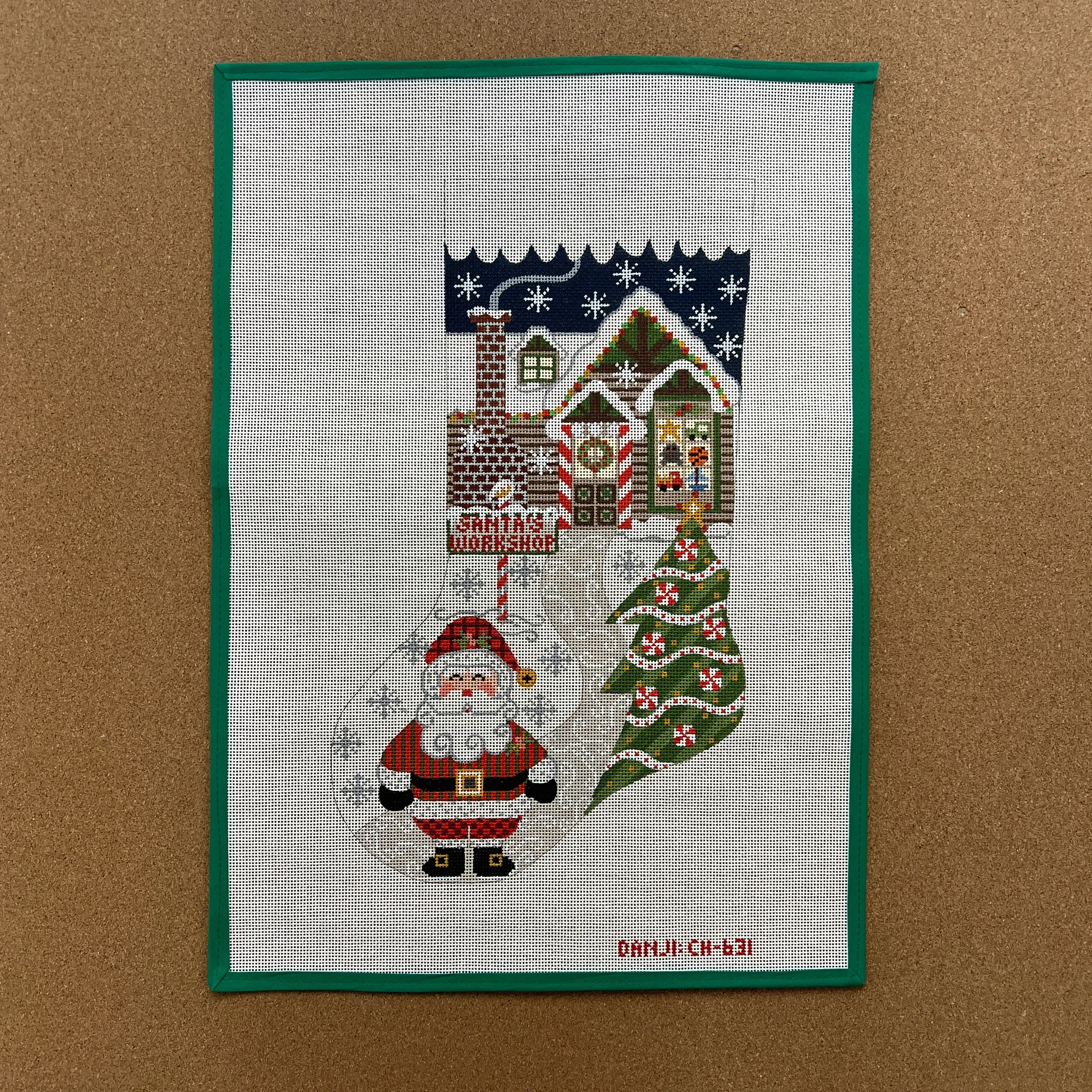 Santa's Workshop Stocking