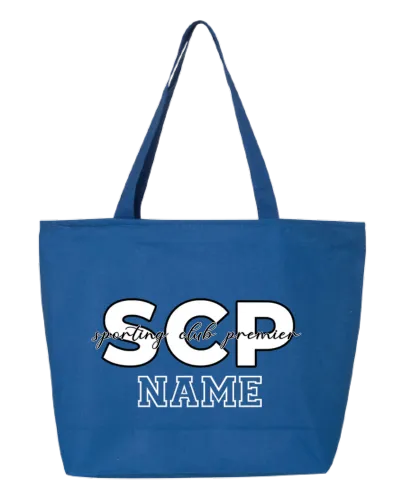 SCP Personalized Tote - Royal Blue