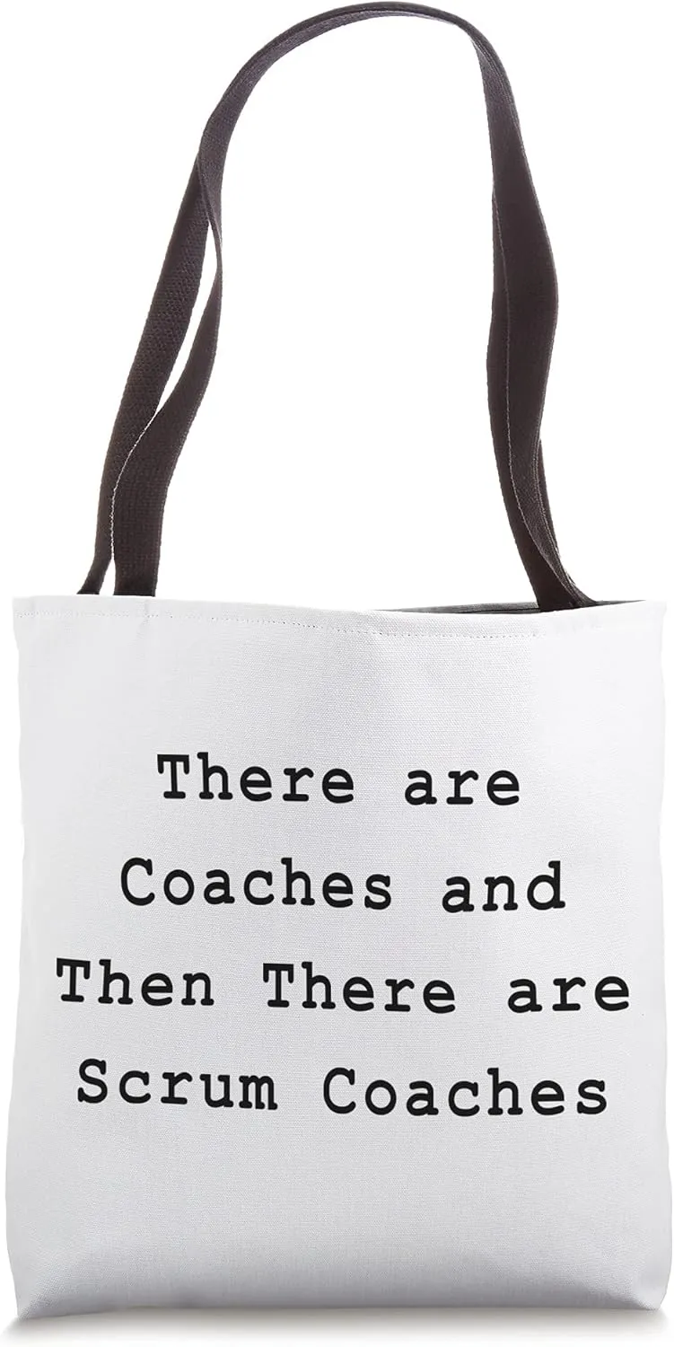 Scrum Coach Lean Agile Project Management Funny PM Coach Tote Bag