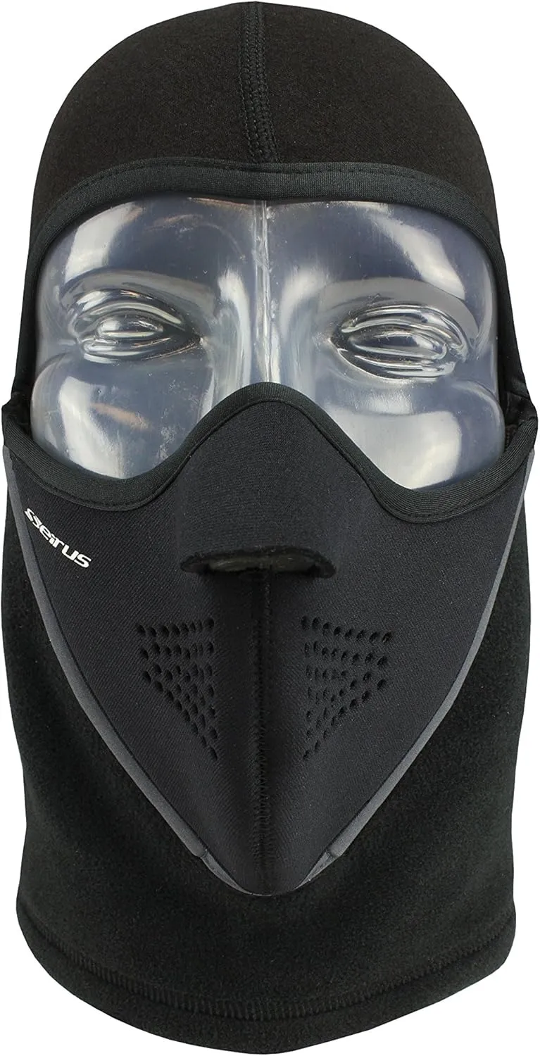 Seirus Innovation MagneMask Combo Thick N Thin Face Mask with Magnetic Seams - FACE PROTECTION IN A SNAP!