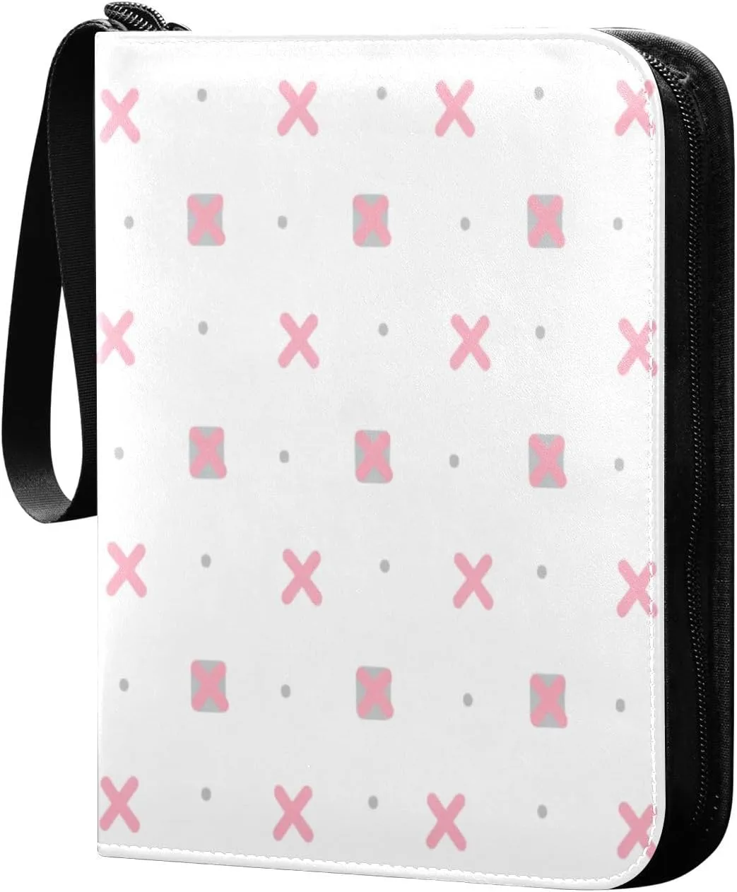 Shapes Card Binder 4 Pockets, 400 Pockets Trading Card Binder Removable Card Albums Card Holder for Games, Sports, Football, Baseball Cards