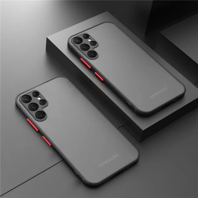 Shockproof Armor Matte Full Cover Case For Samsung Galaxy A Series