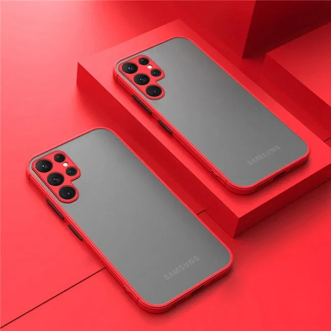 Shockproof Armor Matte Full Cover Case For Samsung Galaxy A Series