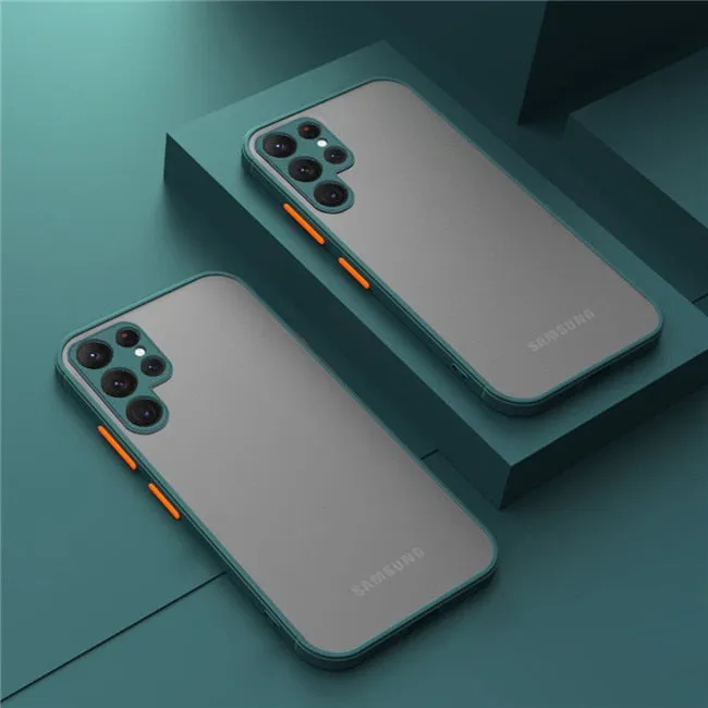 Shockproof Armor Matte Full Cover Case For Samsung Galaxy A Series