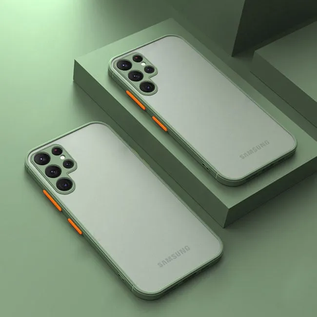 Shockproof Armor Matte Full Cover Case For Samsung Galaxy A Series