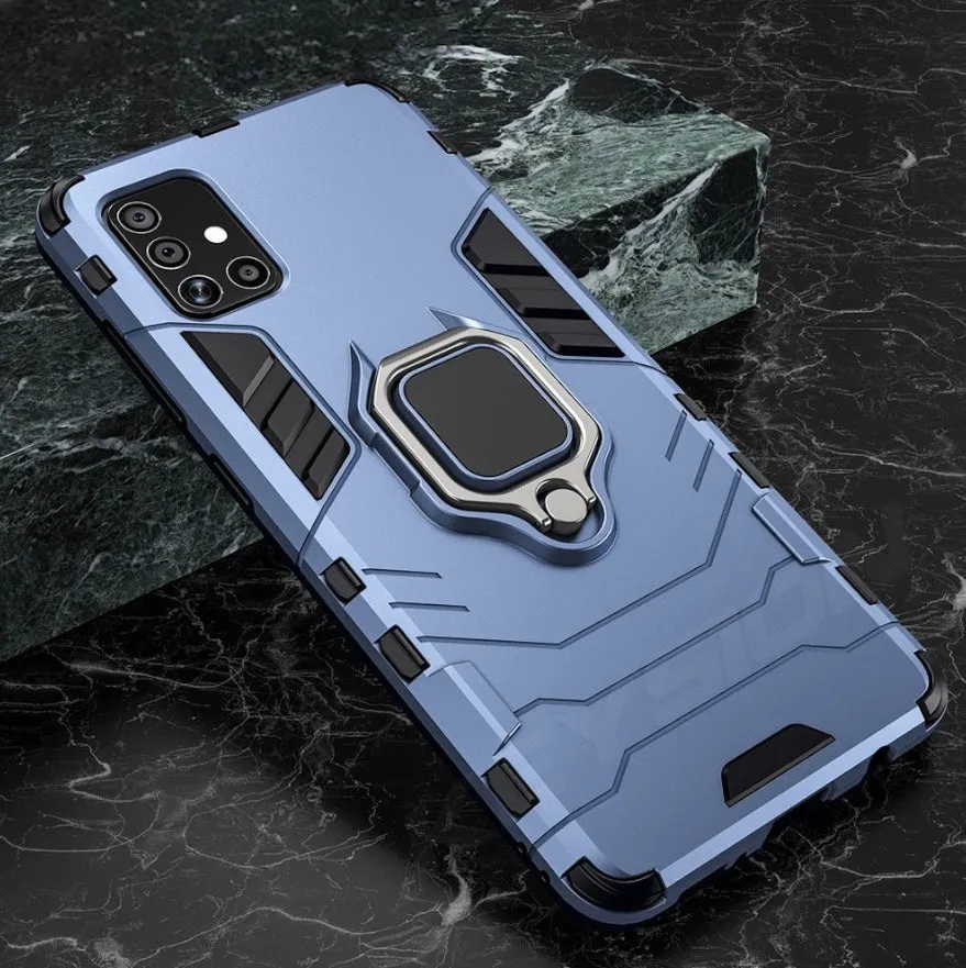 Shockproof Military-Grade Case For Samsung With Kickstand Ring
