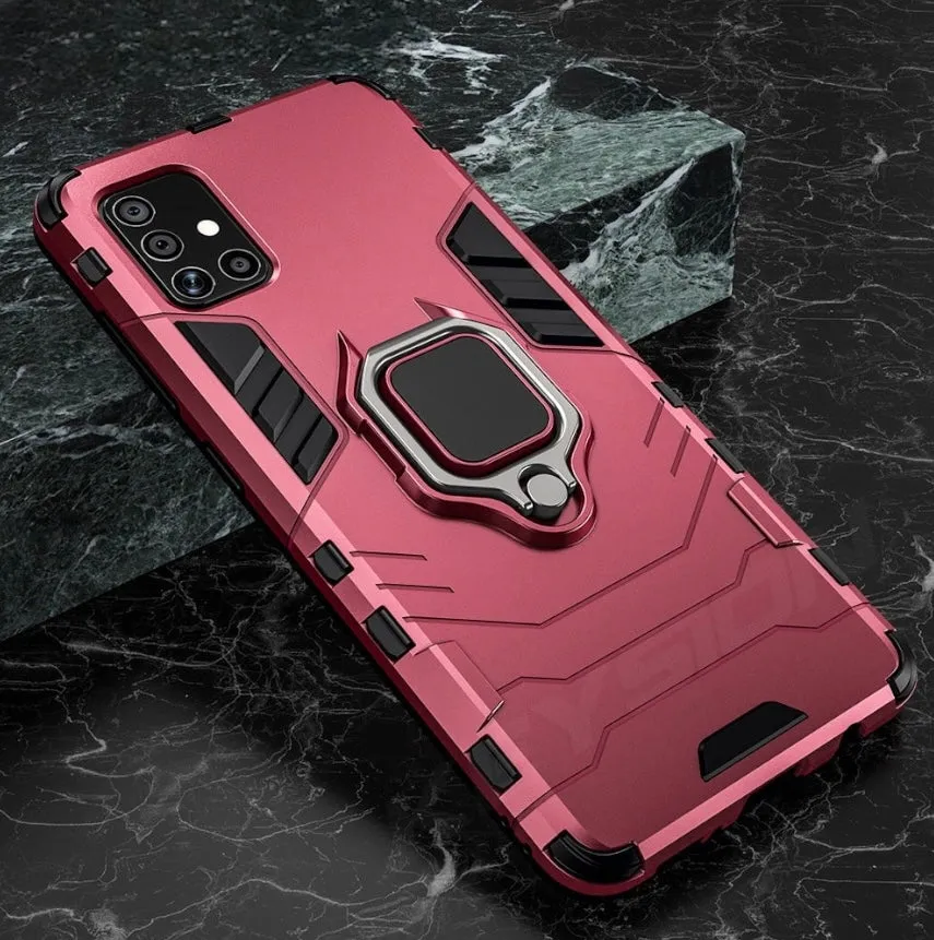 Shockproof Military-Grade Case For Samsung With Kickstand Ring