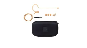 Shure MX153T/O-TQG Tan Earset Headworn Omnidirectional Microphone - Tan