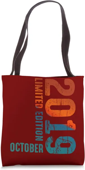 Since 2019 Limited Edition October 2019 Year 2019 Retro 2019 Tote Bag