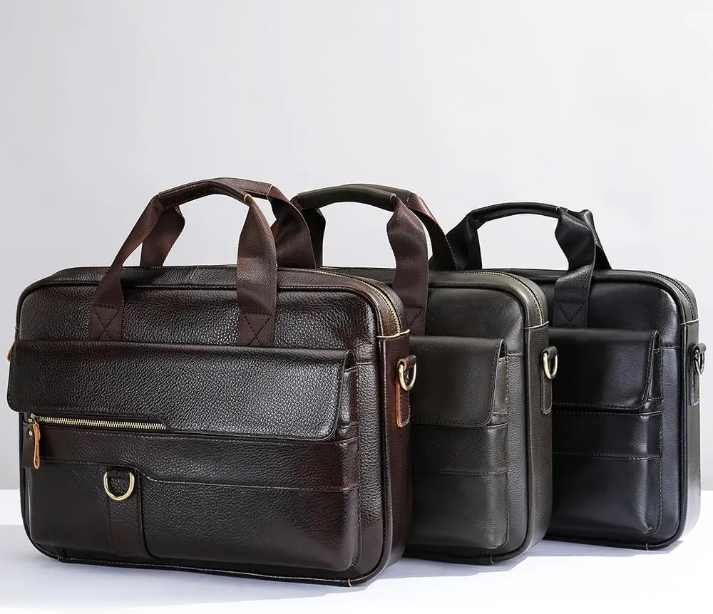 Single Shoulder Conference Bag Business Men's Handbag Briefcase Office Workplace