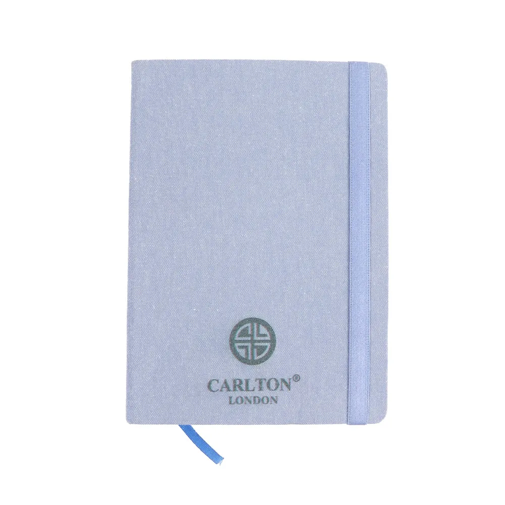 Sky Blue Wooden-Finish Diary