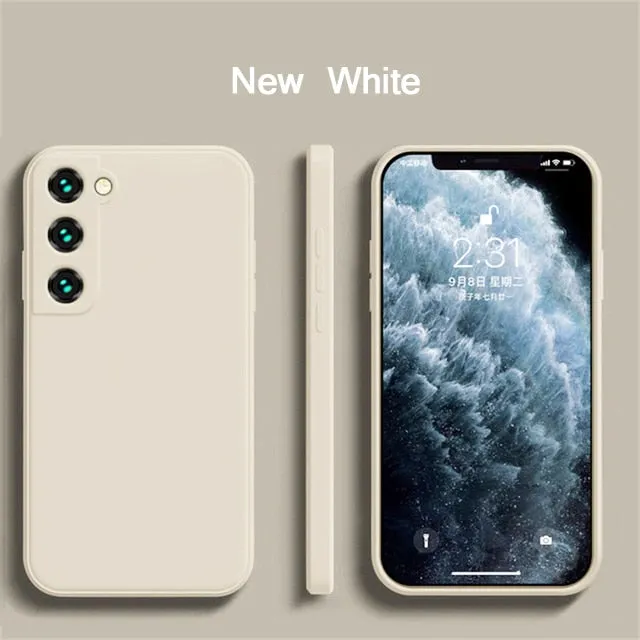 Soft Liquid Silicone Case For Samsung Galaxy