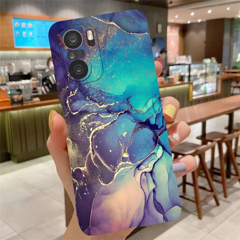 Soft Silicone Marble Pattern Case For Samsung Galaxy