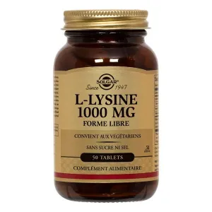 Solgar L-Lysine 1000 Mg, 50 Tablets