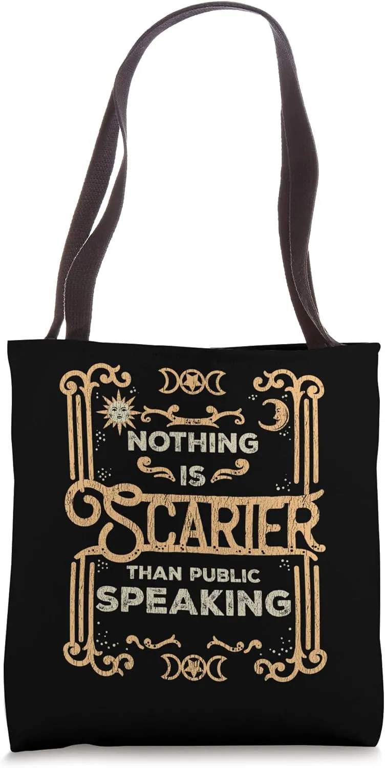 Speech Fright Fest for Event and Conference Attendees Tote Bag