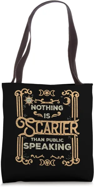 Speech Fright Fest for Event and Conference Attendees Tote Bag