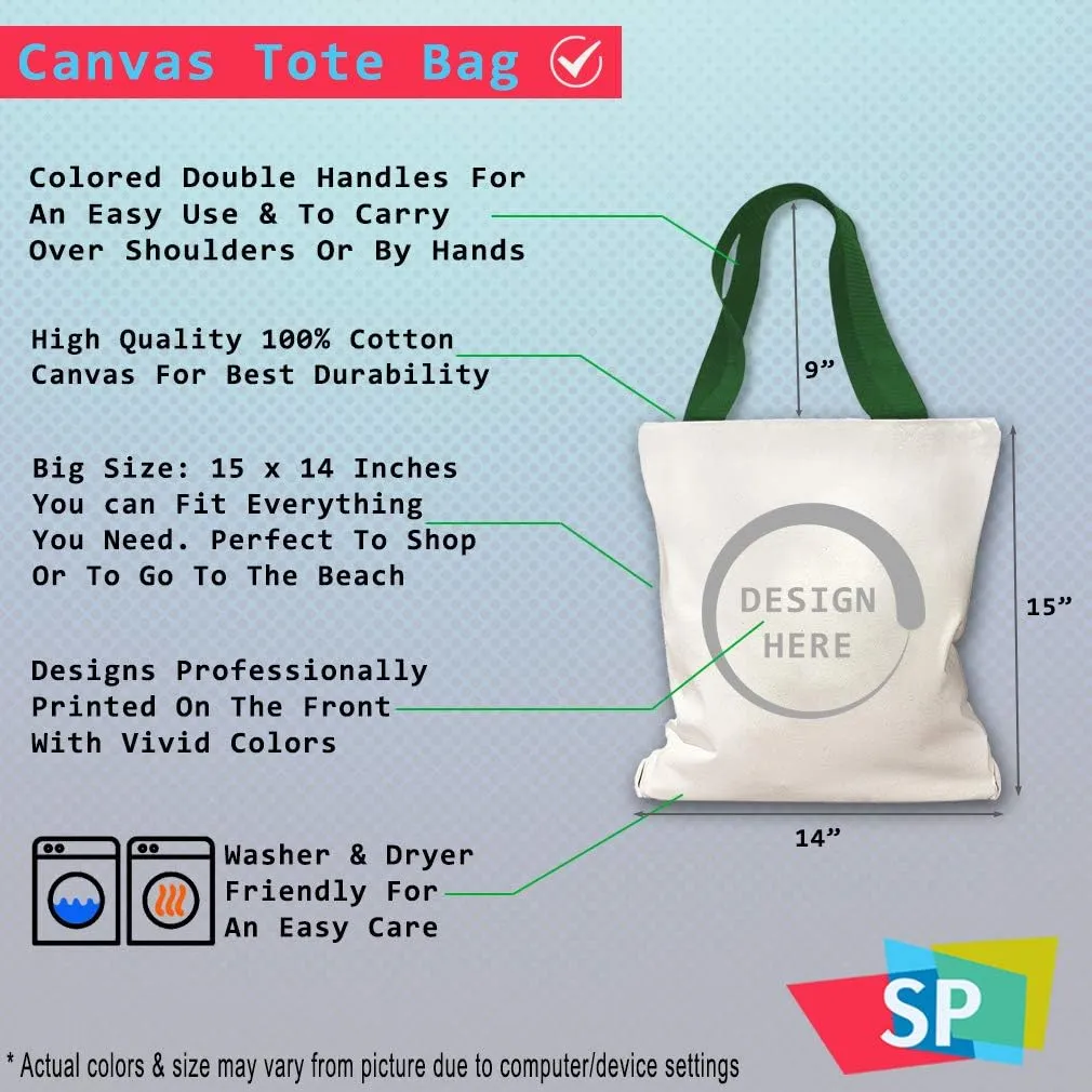 Speedy Pros Canvas Tote Bag for Women Could Give up Chocolate but Not I'M A Quitter Beach Bags for Women
