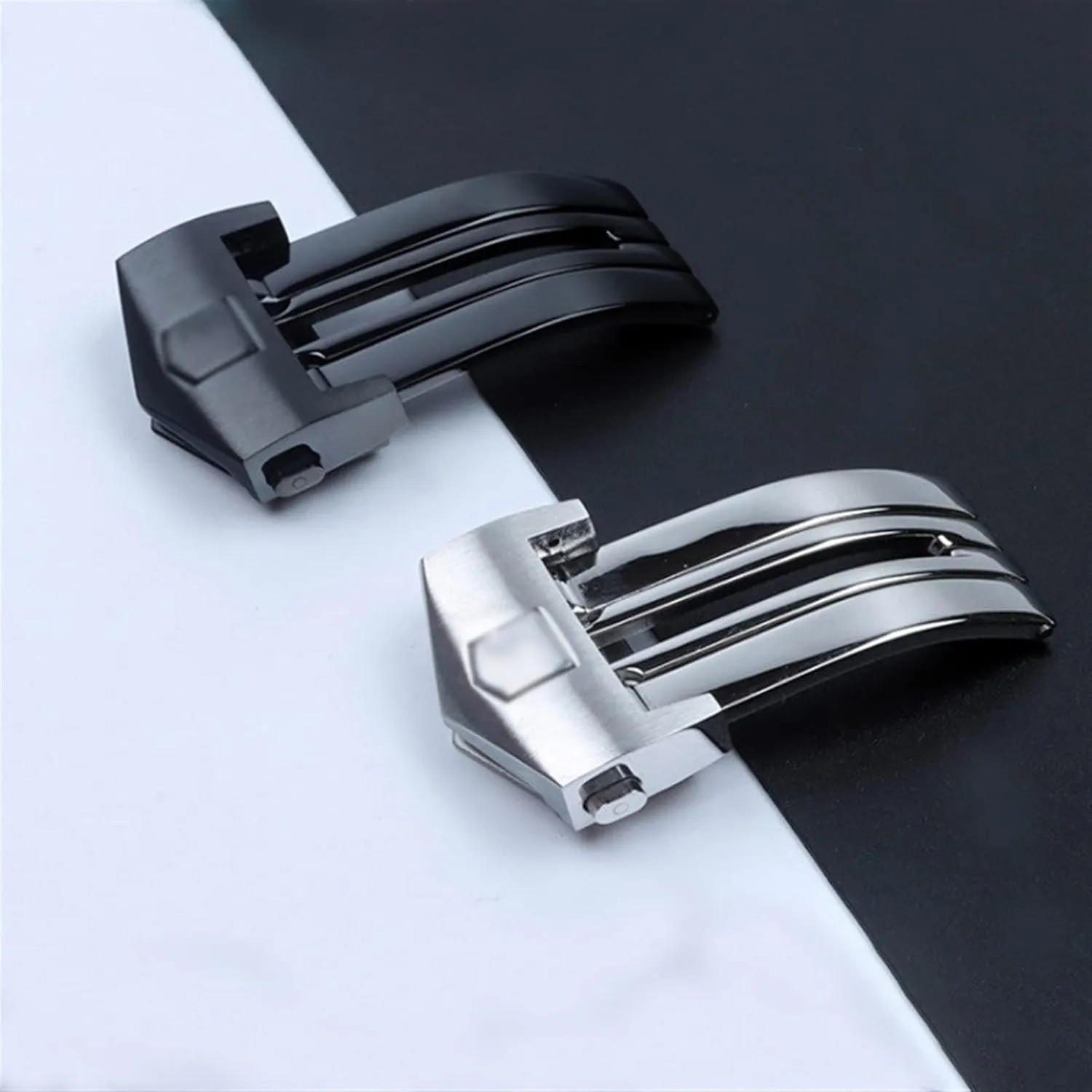 Stainless Steel WatchBand Buckle For Tag Watch Strap Fold Clasp Use On Leather Or Rubber Watch Band 18mm 20mm Watches Bottom watch clasp