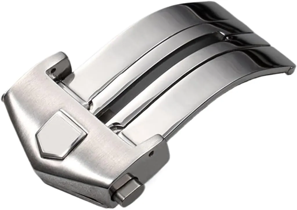 Stainless Steel WatchBand Buckle For Tag Watch Strap Fold Clasp Use On Leather Or Rubber Watch Band 18mm 20mm Watches Bottom watch clasp