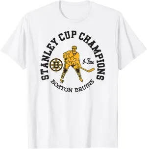 Stanley Cup Champions 6-Time White T-Shirt