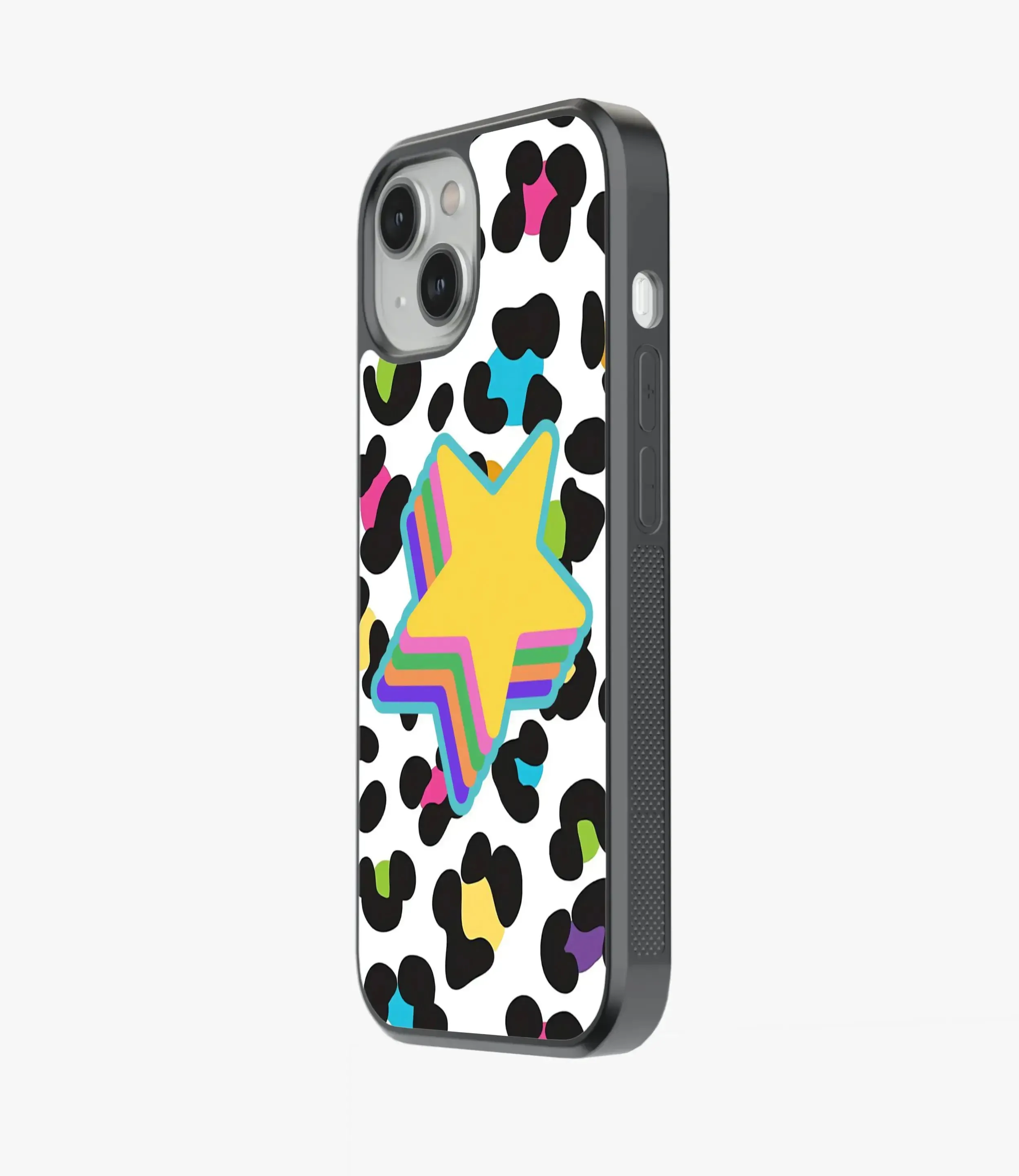 Star Leopard Glass Case