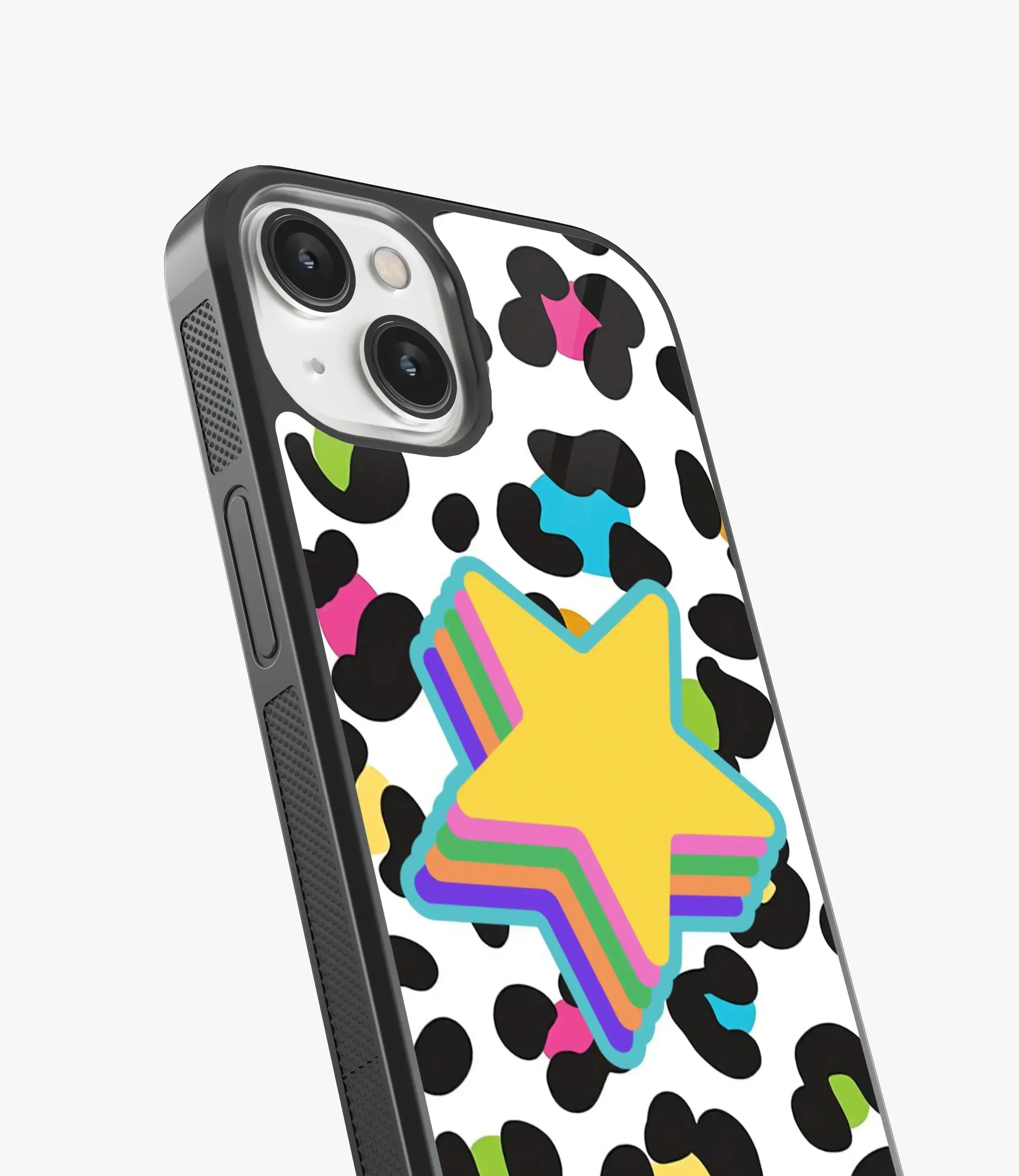 Star Leopard Glass Case