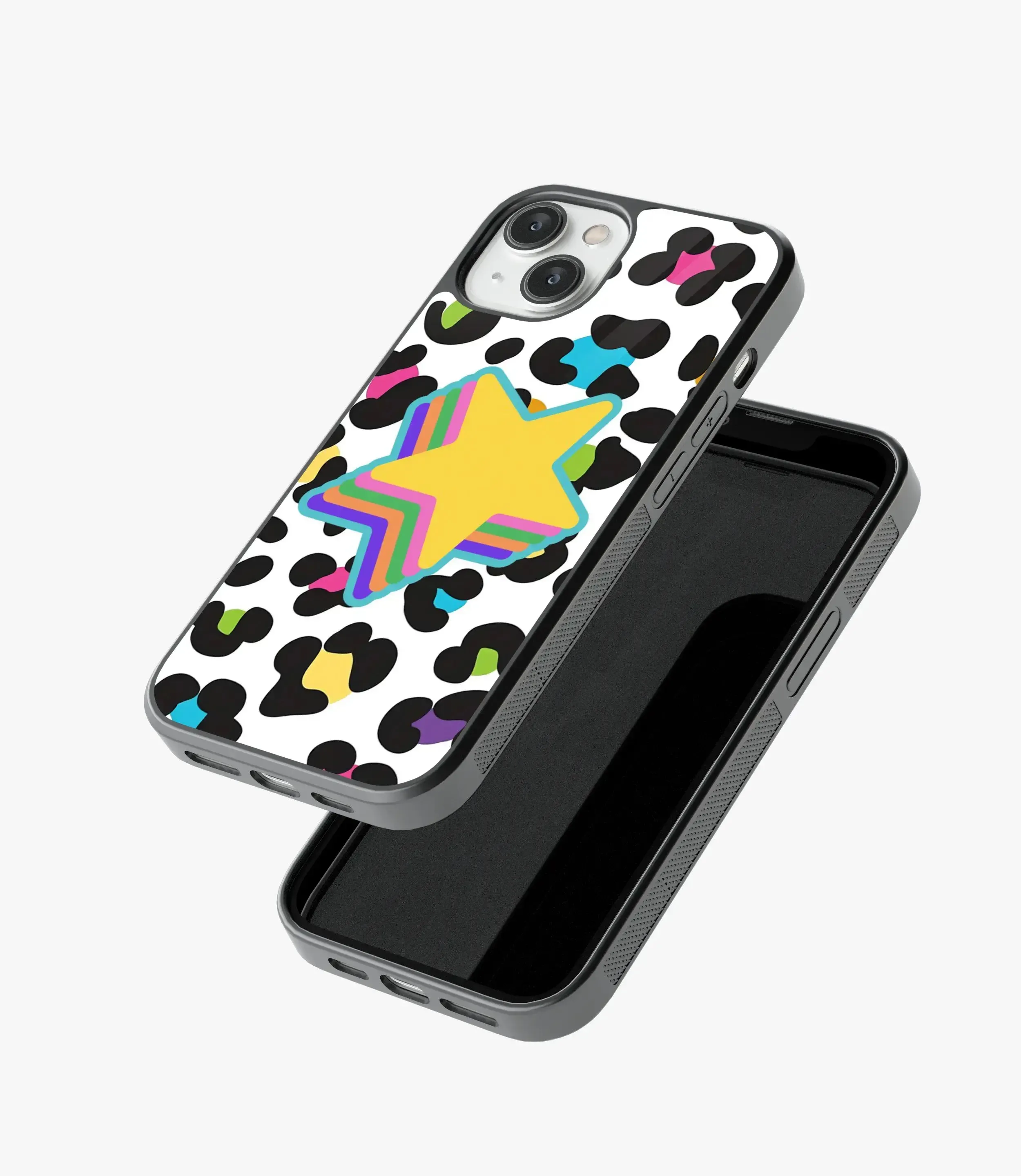 Star Leopard Glass Case