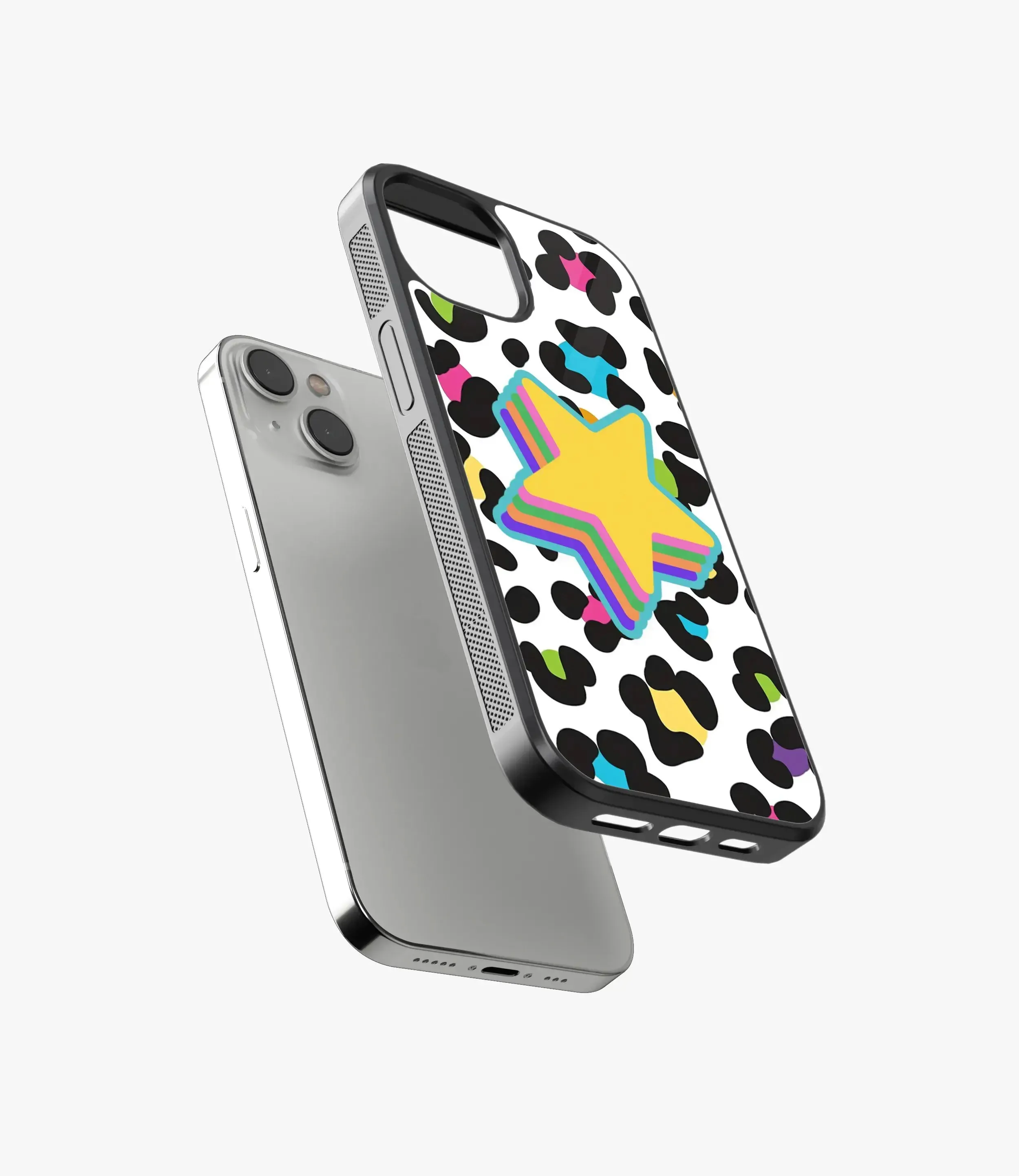 Star Leopard Glass Case